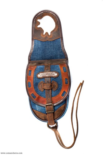 Single Saddlebag in Jeans