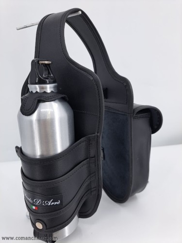 Saddlebag with water bottle