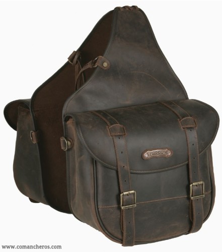Large sales leather saddlebags