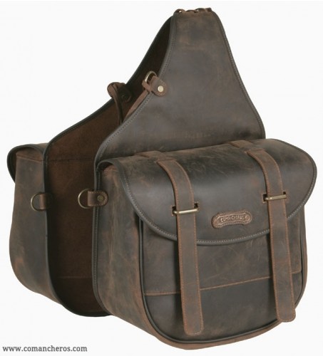 Large rear saddlebags with quick release