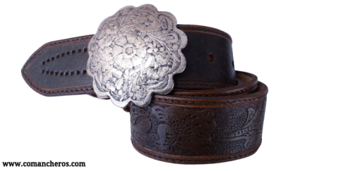 Brown Belt Round Buckle CT62