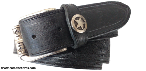 Black Leather Belt CT124