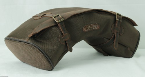 half monn bag made  Cordura STC and leather for western saddle