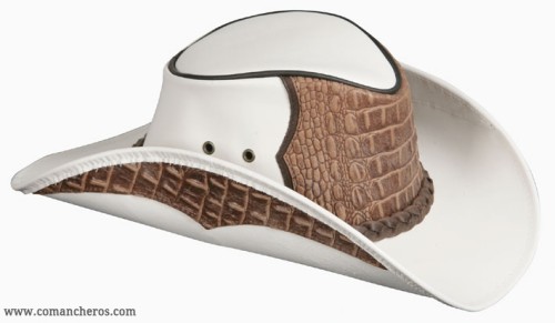 Crocodile Leather Riding Hats