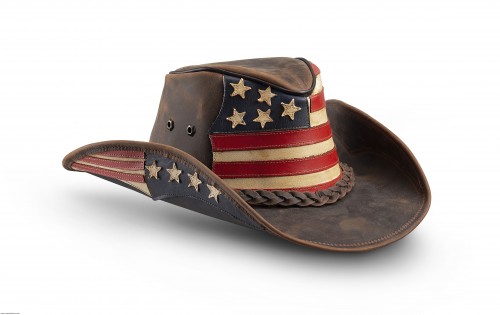 Hat Comancheros with American flag