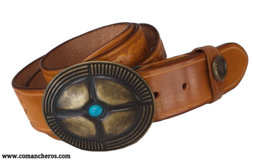 Oval Buckle Leather Belt CT14