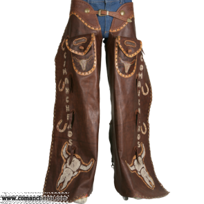 Batwing Chaps with Long Horn