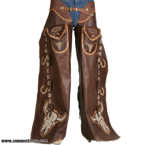 Batwing Chaps with Long Horn