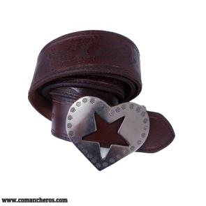 Belt with Heart-Star Buckle CT94