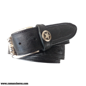 Black Leather Belt CT124