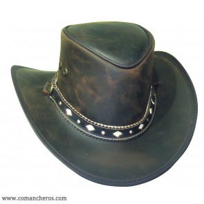 Leather Hat Country modell with band