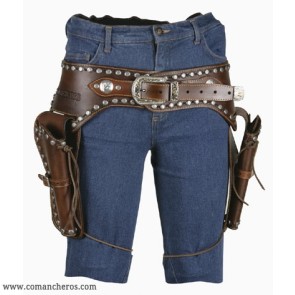 Double Pistol Holder Belt