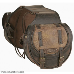 Medium saddlebags with western flap
