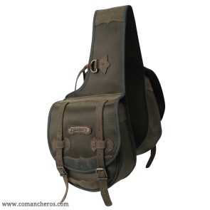 Medium trekking saddlebags in brown Cordura