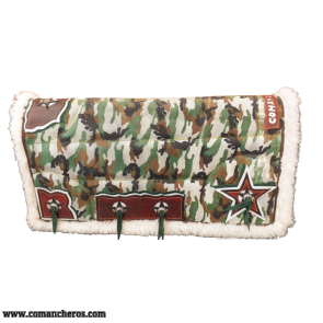 Military leather saddle pad