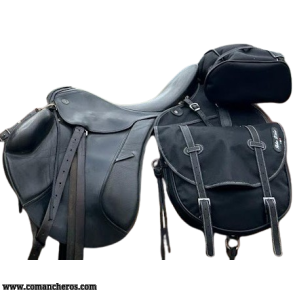 Rear saddlebag for English saddle