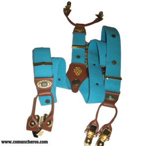 Turquoise elastic braces