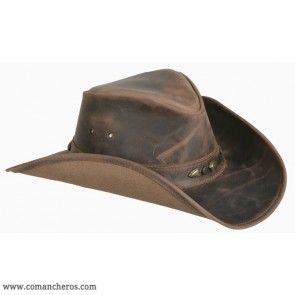 Water Repellent Leather Hat