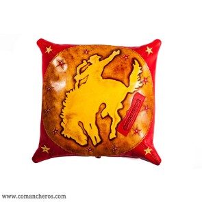 Western Show Leather Pillow