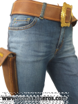 Jeans with Cell Phone Holder