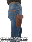 Jeans with Cell Phone Holder